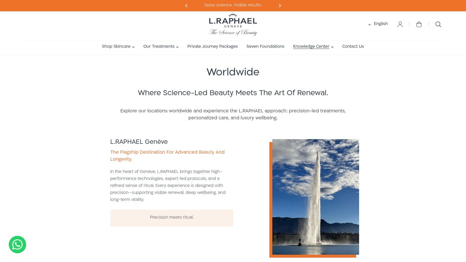 L.RAPHAEL Genève – Temple of Beauty