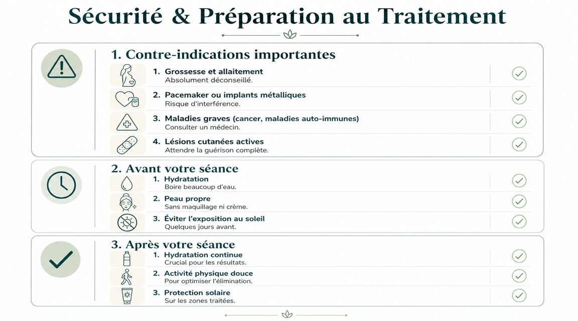 Sécurité contre-indications et conseils de préparation