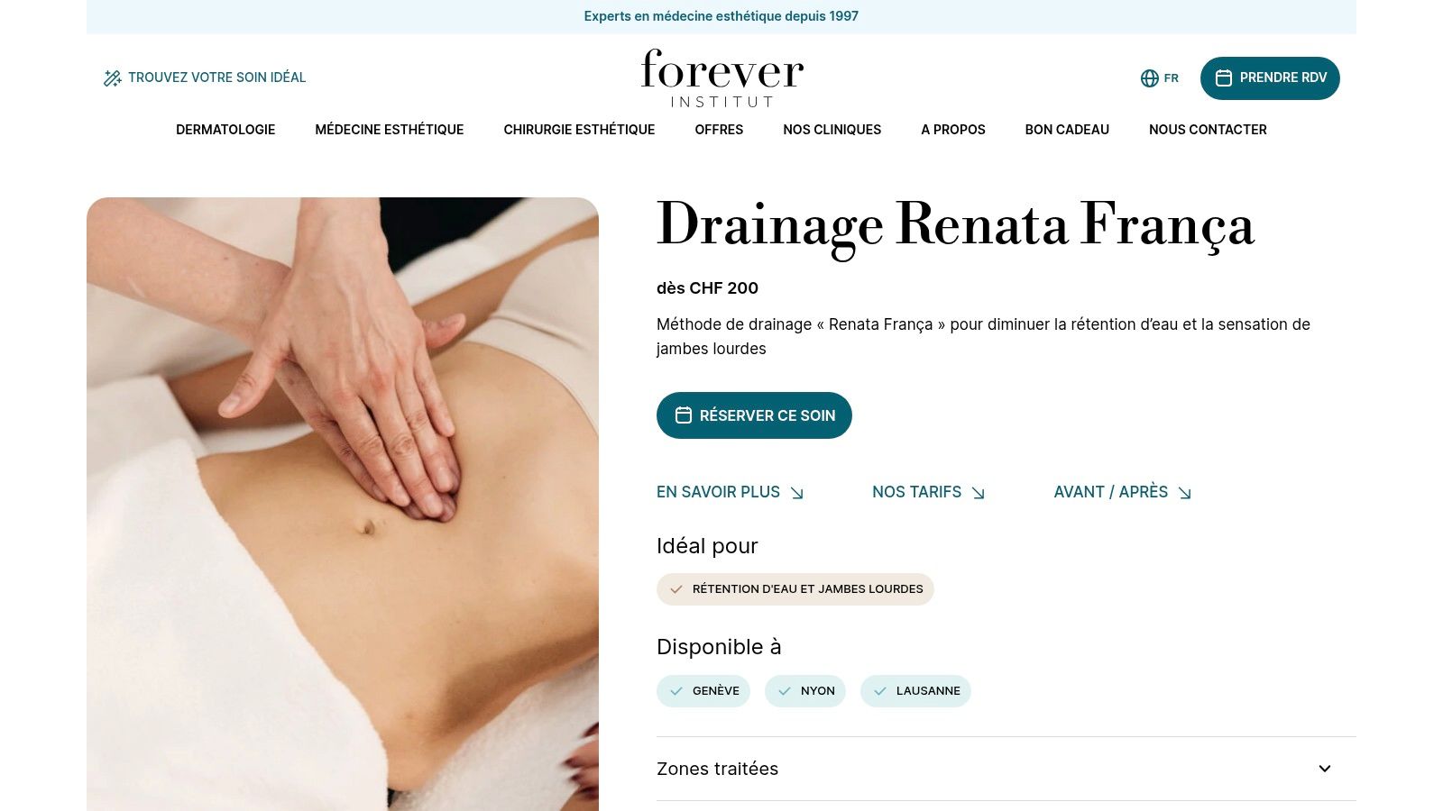 Forever Institut (Genève, Nyon, Lausanne) – Méthode Renata França